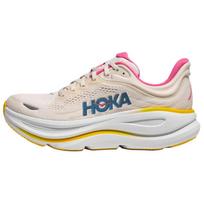 HOKA ONE ONE Bondi 9 Breathable Running Shoes Women's Beige D Width 1162014-ALBST 37