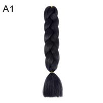 24Inch Synthetic Braiding Hair Extension  Color Rainbow DIY Jumbo Hair Pink Red Blue Hairstyle for Women