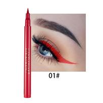 HANDAIYAN 12 Color Matte Colored Eyeliner Pens Quick-Drying Non-Smudging Liquid Eyeliner Pens Black White Purple Eyeliner Pencil