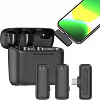 J13 USBC 2T1R Wireless Lavalier Microphone