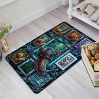 Cyber Snail Gallery Pattern Rug Floor Mat for Living Room or Bedroom Soft and Comfortable Carpet a Gift for Birthday and Holiday. 40x60cm( 15x23in )