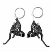 1 Pair Easy Install Mountain Bike Levers Shifter Left Right Brake Lever Shifter  Bike Upgrade 3*8 24 Speed