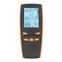 Air Quality Monitor Handheld CO2 PM2.5 Temperature Humidity Detector with Time Date Display for Home School Office ABS