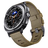 Nylon Strap for Samsung Galaxy Watch 8 44mm 40mm Classic 46mm Bracelet for Galaxy Watch 7 Ultra 47mm, Ultra 8 2025 Watch Band Black Buckle&Watch 8 40 44mm
