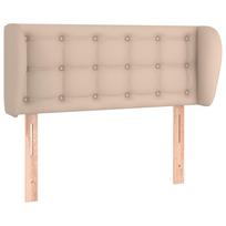 Wingback Headboard Cappuccino Brown 93x23x78 88 cm Faux Leather