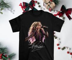 Beatiful Avril Lavigne Signature Black Cotton FullSize S To 4XL Shirt PP1089 L
