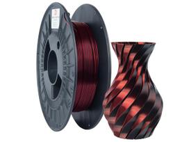 3DPower PLA SILK DUAL filament 1.75mm Red/Black 0.3kg