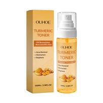 OUHOE Turmeric Toner Hydrating Glow Face Skin Care Tonic Lotion Refreshing Moisturizing 150ml