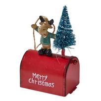 Iron Christmas Airplane Pendant Hot Air Balloon Santa Flying Plane Christmas Tree Hangers Hanging Rope Durable
