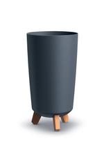 GRACIA TUBUS SLIM DGTL200 flowerpot on legs | Anthracite