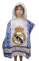 REAL MADRID PONCHO TOWEL 100% cotton Poncho