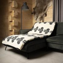 Warm blanket, highlander bedspread with regional patterns, 160/200 pary blanket