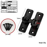 Universal Zinc Alloy Anti-theft Lock for Sliding Doors (90° & 180°)