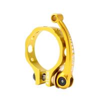 40/41mm Bike Seat Post Clamp Quick Release Bicycle Saddle Clip Bike Seat Tube Clamp  Seat Post Gold 41mm