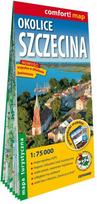 Comfort! map Szczecin area 1:75,000