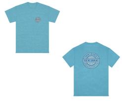 New Sex Wax Mr Zogs Surf Shirt Pinstripe Lagoon Blue XL