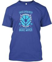 Shield Maiden Brave Women Shieldmaiden Gods Will T-Shirt XL