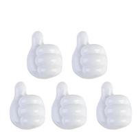 Thumb Hooks Mini Cable Organizer Silicone USB Management Clips Desktop Wire Manager Cord Holder for Earphone Mouse Bobbin Winder 10pcs