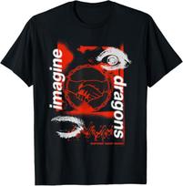 Imagine Dragons Handshake Black T-Shirt Unisex T-Shirt XXL
