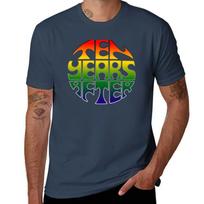 Ten Years After Rainbow Logo TShirt Plus Size Summer Casual TShirt S