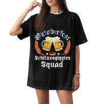 Women's Oktoberfest T-Shirt - Casual Letter Print Short Sleeve Top, Festival Tee XXL