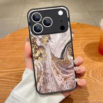 Thin Ring Magnetic For Magsafe Case For iPhone 17 Pro Max Case iPhone 16 15 14 13 Pro Max 17E Colorful Marble Print Hybrid TPU+PC Matte Cover iPhone 14 Pro