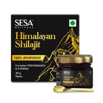 Sesa Himalayan Shilajit Resin 30g For Strength Stamina Energy Boost With 70%+ Fulvic Acid Lab Certified Original Ayurvedic Supplement