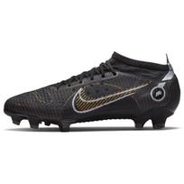 Nike Mercurial Vapor 14 Pro FG Juodi Metaliniai Auksiniai Vyriški Sportbačiai Metaliniai-Sidabriniai Urvo Akmuo DJ2846-007 40