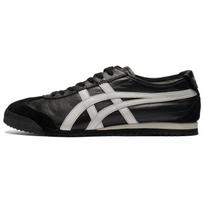 Onitsuka Tiger Mexico 66 Nm Patogūs universalūs neslystantys dilimui atsparūs žemi kasdieniai batai Unisex sportbačiai Juodi balti 1183C319-002 43.5 gray