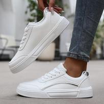 Calzados Mujeres Thick Soled White Sneakers Comfortable Tennis Shoes Size 36 44 Campus Student Shoes New Blanc Shoes 2025 36 sidabras