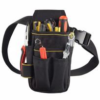Professional Electrician Tool Bag Belt Oxford Cloth Waterproof Tool Belt Holder Kit Pockets Convenient Tool Bag with Waist Belt juoda