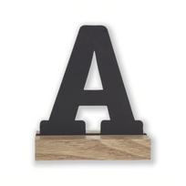 Rustic Artificial Wood Alphabet Letter Vintage Style Desktop Decor for Home Birthday Christmas Wedding Party Supplies 1Pcs