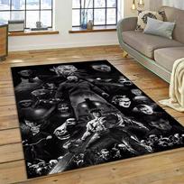 Horror Movie Character Chucky Pennywise Halloween Carpet Rug for Bedroom Living Room Home Sofa Decoration,Large Decor Floor Mat 40x60cm