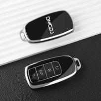 Minkštas TPU automobilio rakto dėklas, pilnas dangtelis Chery Omoda C5 E5 C9 Omoda 5 9 Ev Phev   Apsauginis rakto maišelis, raktų pakabuko priedai black