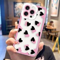 Lovely Love Heart Clear Phone Case For Infinix TECNO POVA 2 4 3 5 SMART 6 7 8 NOTE 10 11 12 30 30I 40 50 CAMON 19 20 Cover Case TECNO CAMON40PRO5G