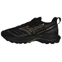 Mizuno Wave Rider GORE-TEX 2 2E Wide Black Gold Men Sneakers J1GC248001 39