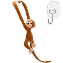Vehicle Mounted Quick Release Monkey Doll Pendant Car Rear Toy Decor Creative Hanging Gibbon Accessory Gift O2L5