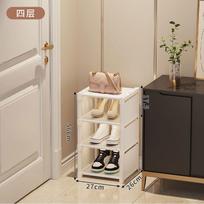 Stackable Fabric Shoe Rack, 4/5/6/7/8 Tier Closet Organizer, Space Saving for Entryway Underbed, Easy DIY Assembly