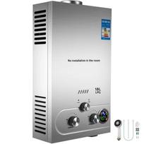 18L LPG Portable Instand Water Heater Propane Gas LPG Wall-Mounted Tankless Water Heater Digital Display