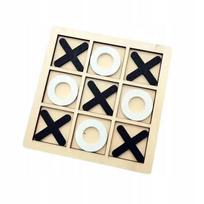 MEGADIDI TIC-TOC-TOE game Eco Wood NATURAL CLASSIC logic game