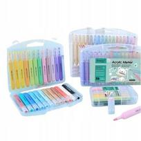 Acrylic Markers 36 Colors Felt Pens Waterproof Paint Pens