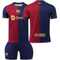 25 Barcelona home football uniforms match football suits for children and adults 16