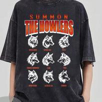 Summon The Howlers Shirt, Red Rising Inspired, Primus Faction Tee, Omnis Vir Lupus Tee, Bookish Vintage Shirt, Sci-Fi College Tee L