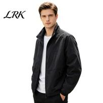 Breathable Leisure Jackets with Pockets Men Windbreaker Jacket, Windproof Waterproof Stand Collar Coat, Casual Zip-up Lightweight for Jacket Zippered M
