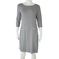 Ralph Lauren Robe Femme Taille L Gris #QWE4201 L