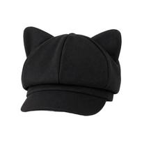 Anti-UV Beret Cap Leopard Print Painter Hat Fashion Cat Ear Hat  Outdoor Sports