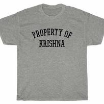 PROPERTY OF KRISHNA T-Shirt hare Krsna iskcon krishnacore YOGA S