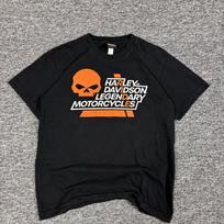 Grunge Harley Davidson Motorcycle Graphic T-Shirt Salt Lake City Mens Size Large Unisex T-Shirt XXL