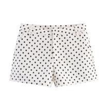 Foreign trade cross-border special for European and American women's clothing, new spring and summer polka dot long-sleeved jacket polka dot shorts se S