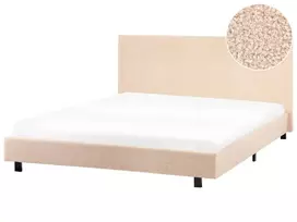 Vandens lova Boucle ALBI 160 x 200 cm smėlio spalvos